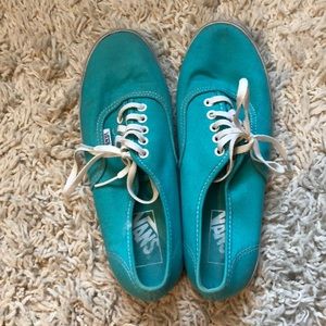 Adorable Turquoise Vans😈